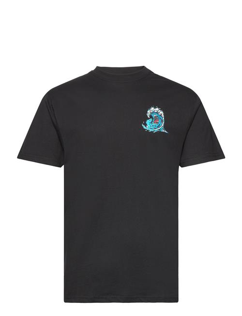 Santa Cruz Screaming Wave T-Shirt Santa Cruz Black