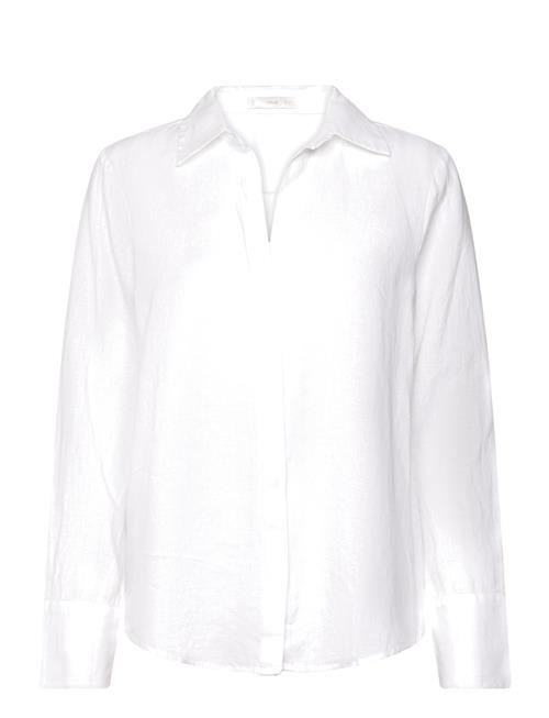 Linen 100 Shirt Mango White