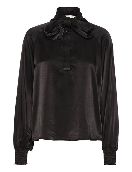 My Essential Wardrobe Estellemw Scarf Blouse My Essential Wardrobe Black