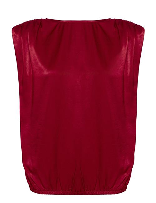 Estellemw Wrap Top My Essential Wardrobe Red