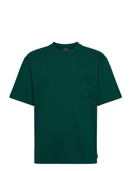 3 Crosses Loose Fit Pocket T-Shirt Scotch & Soda Green