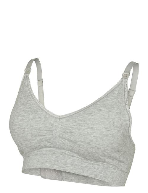 Mamalicious Mlmilu Feed Me Bra 2F Mamalicious Grey