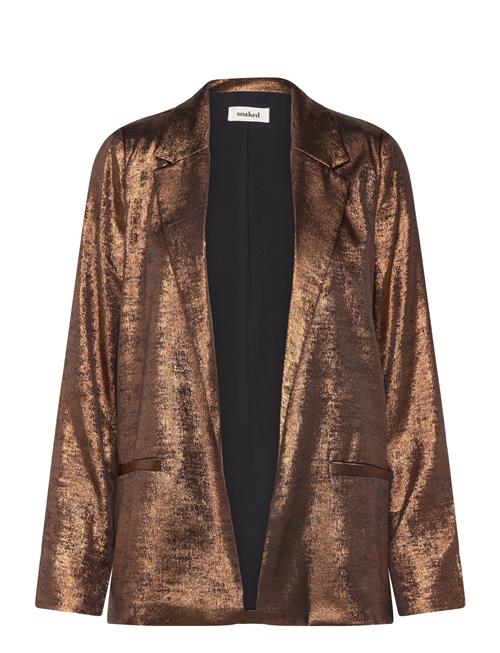 Slelvie Ronya Blazer Soaked In Luxury Gold