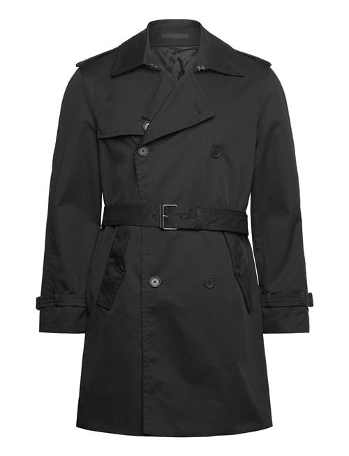 Mango Water-Repellent Trench Coat With Belt Mango Black