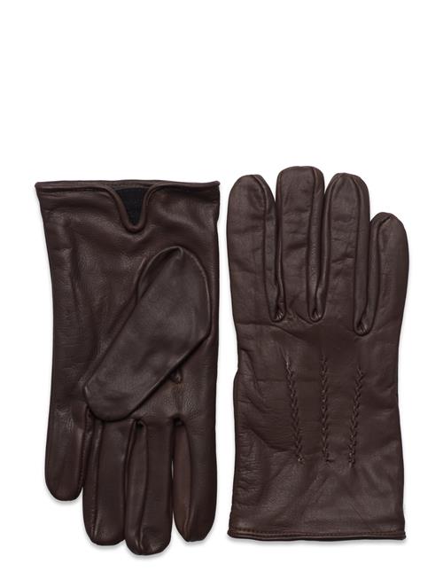 Lindbergh Leather Gloves Lindbergh Brown