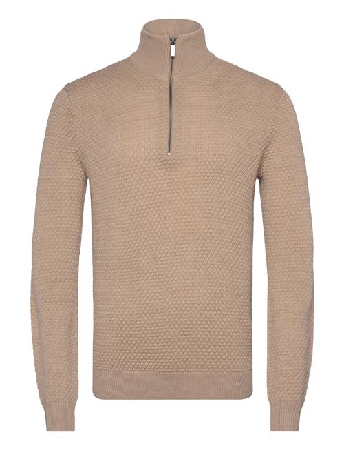 Bs Innes Regular Fit Knitwear Bruun & Stengade Beige