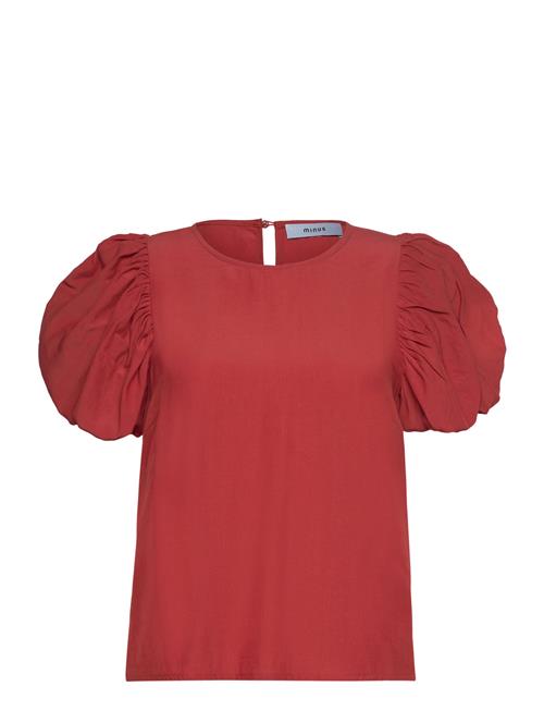 Minus Msbaya Short Sleeve Blouse Minus Red