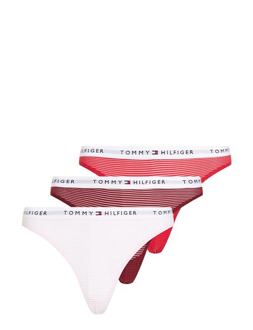 Tommy Hilfiger 3 Pack Mesh Thong Tommy Hilfiger Pink