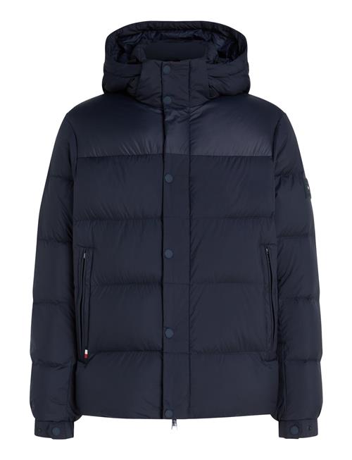 Tommy Hilfiger Mix Down Hooded Puffer Jacket Tommy Hilfiger Navy