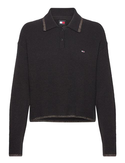 Tjw Glitter Polo Sweater Tommy Jeans Black