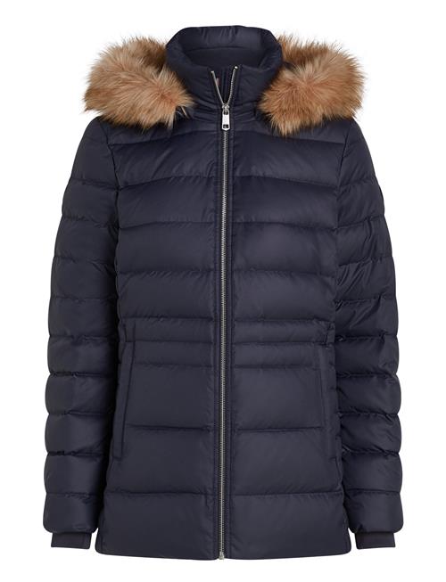 Tommy Hilfiger Tyra Down Jacket With Fur Tommy Hilfiger Navy