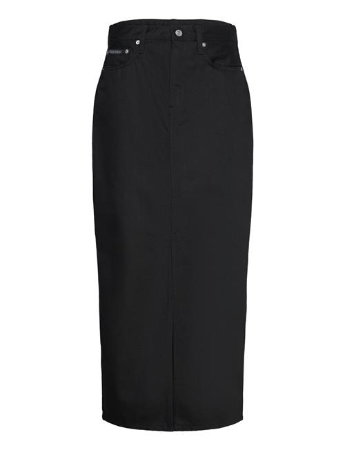 Calvin Klein Jeans Maxi Denim Skirt Calvin Klein Jeans Black