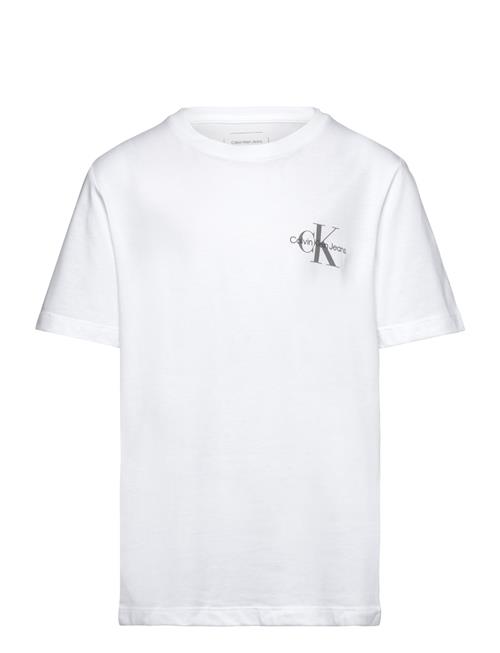 Calvin Klein Chest Monologo Ss T-Shirt Calvin Klein White