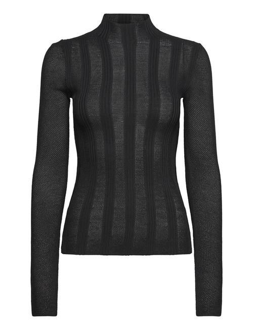 Calvin Klein Lace Open Stitch Sweater Calvin Klein Black