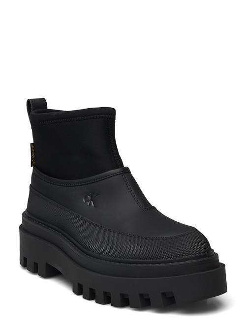 Calvin Klein Flatform Rainboot Low Mg R Calvin Klein Black