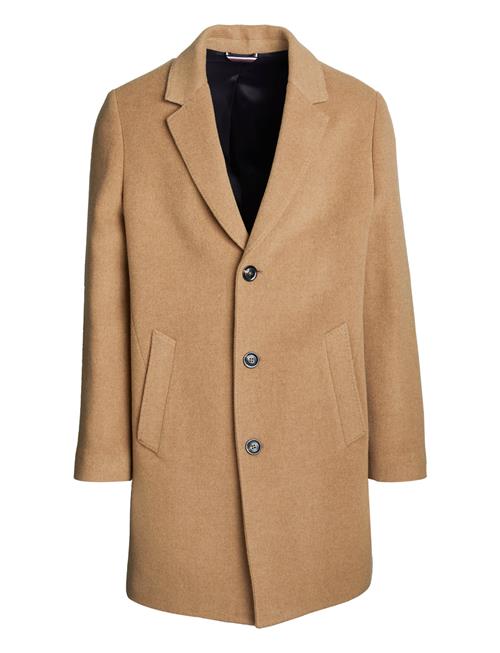 Tommy Hilfiger Dc Wool Mix Coat Tommy Hilfiger Beige