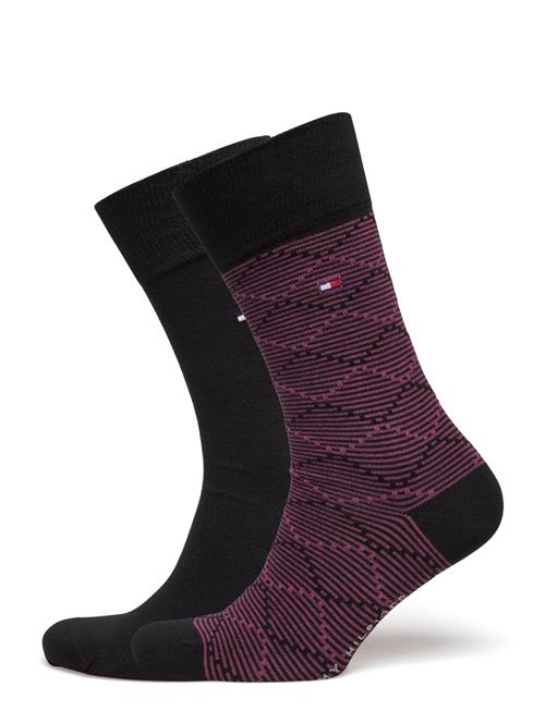 Tommy Hilfiger Th Men Sock 2P Graphic Argyle Tommy Hilfiger Black