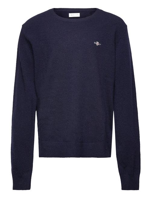 Shield Lambswool C-Neck GANT Navy