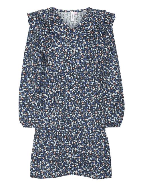 Vero Moda Girl Vmfia Ls Short V-Neck Dress Wvn Girl Vero Moda Girl Blue