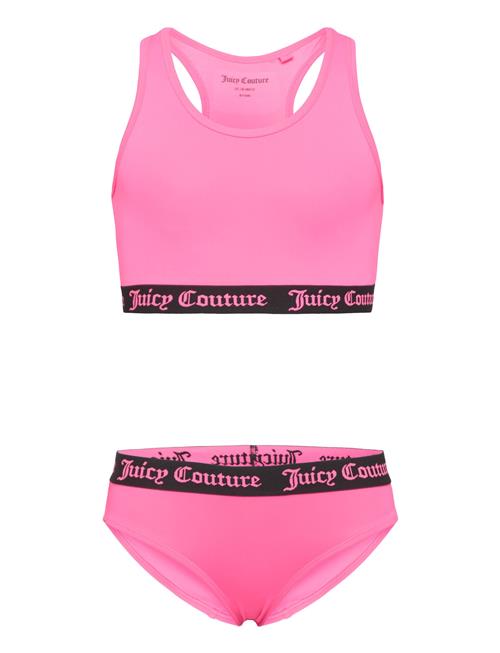 Juicy Couture Juicy Logo Elastic Swimset Juicy Couture Pink