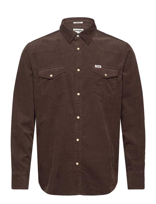 Wrangler Western Shirt Wrangler Brown