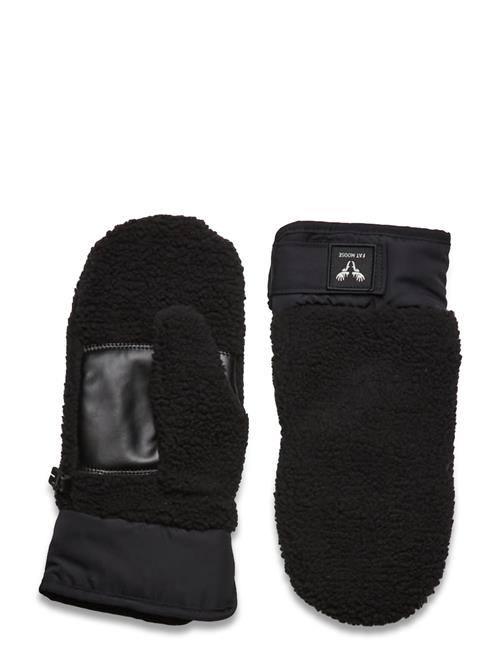 Pile Mittens Fat Moose Black