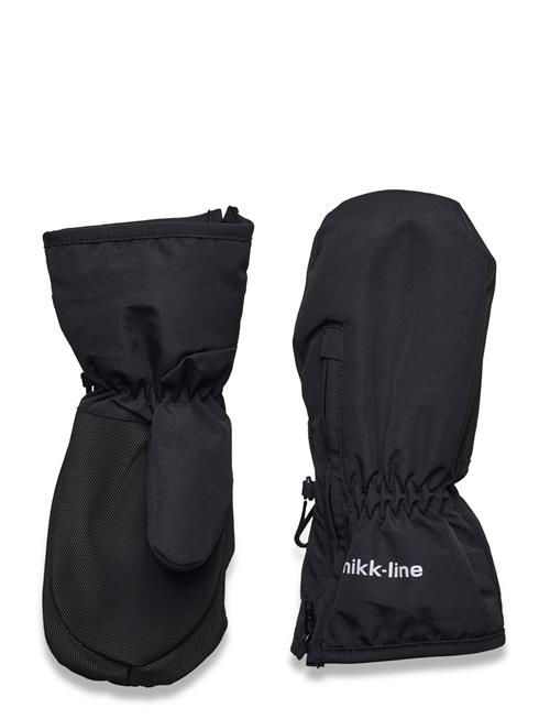 mikk-line Nylon Mittens W/Zipper Mikk-line Black