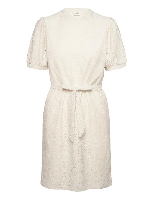 Object Objfeodora S/S Short Dress Noos Object Cream