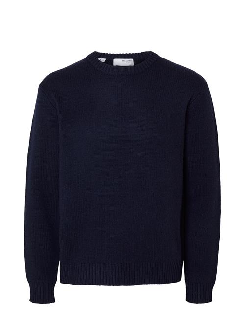 Selected Homme Slhcody Ls Knit Relaxed Crew Neck Noos Selected Homme Navy