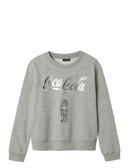 LMTD Nlfsusi Cocacola Sweat Bru Bfu LMTD Grey