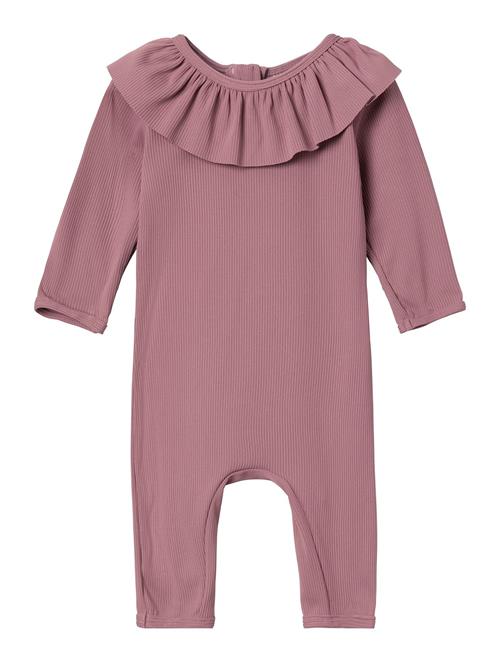 Lil'Atelier Nbffarlo Ls Uv Long Swimsuit Lil Lil'Atelier Pink