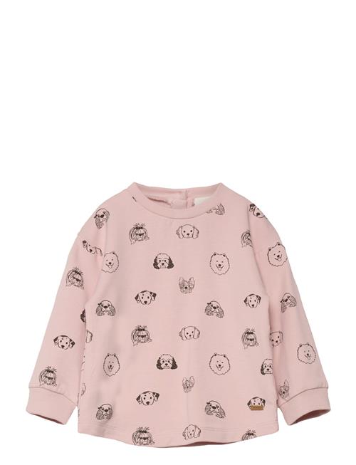 Minymo Sweatshirt Ls Aop Minymo Pink