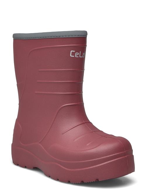 CeLaVi Thermal Wellies - Embossed CeLaVi Red