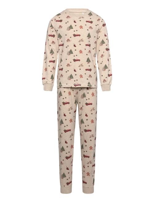 Minymo Pyjamas Set Aop Minymo Beige