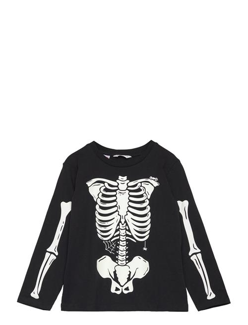 Glow In The Dark Skeleton Pyjama Mango Black