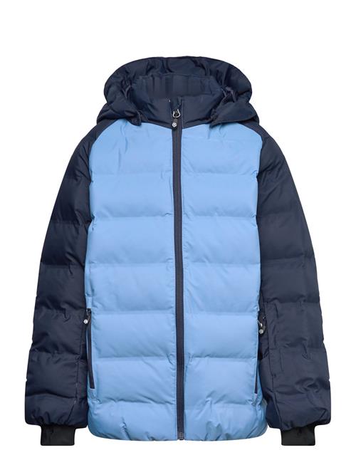 Color Kids Ski Jacket - Quilt - Contrast Color Kids Blue