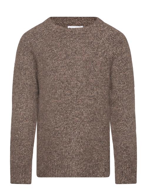 Mango Wool-Blend Knit Sweater Mango Brown