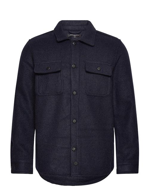 French Connection Brushed Overshirt French Connection Navy