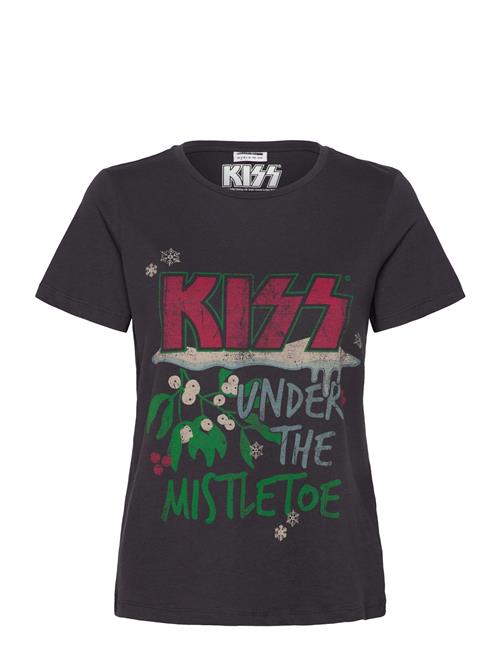 Nmnate Kiss Christmas T-Shirt Jrs Fwd NOISY MAY Black