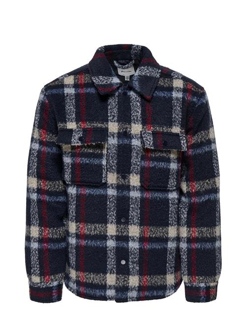 ONLY & SONS Onsgio Lf Check Padded Jacket Otw ONLY & SONS Navy