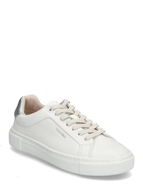 Calvin Klein Cupsole Lace Up W/Ml - Lth Calvin Klein White