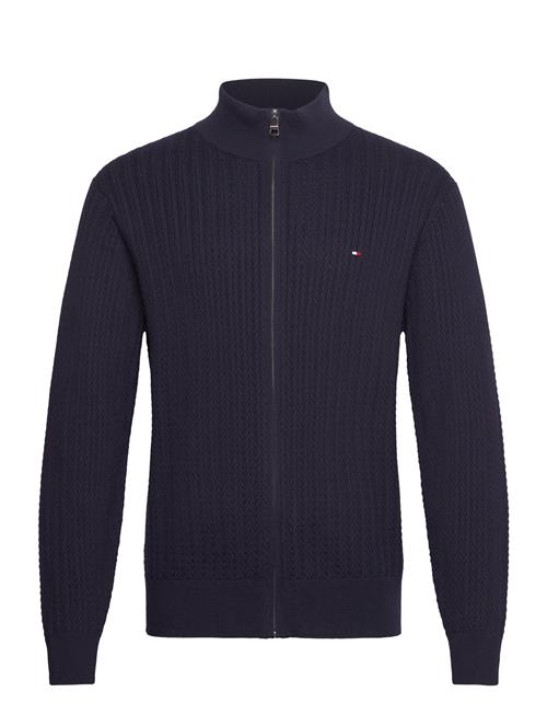 Herringb Structure Zip Thru Tommy Hilfiger Navy