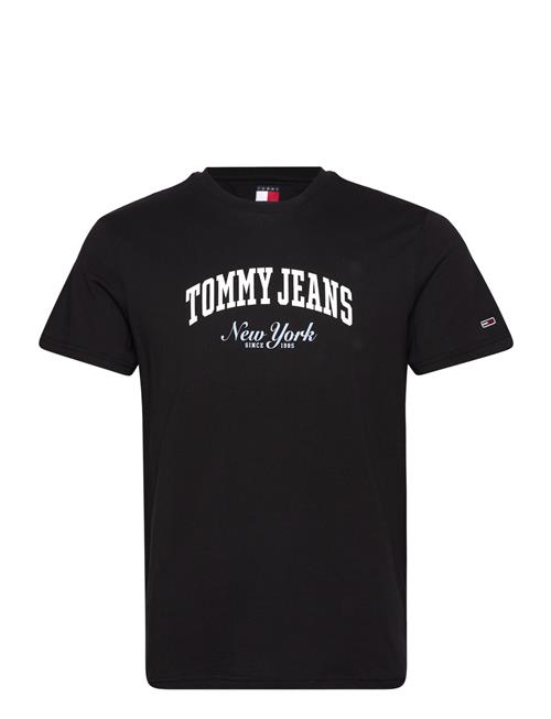 Tommy Jeans Tjm Slim Varsity Pop Tee Ext Tommy Jeans Black