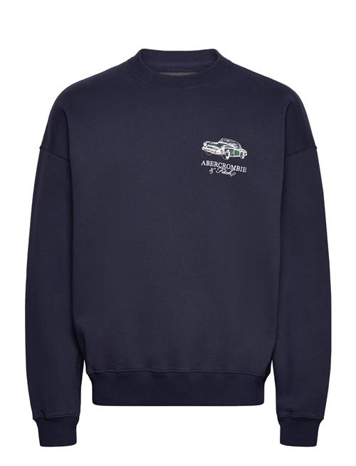 Abercrombie & Fitch Anf Mens Sweatshirts Abercrombie & Fitch Navy