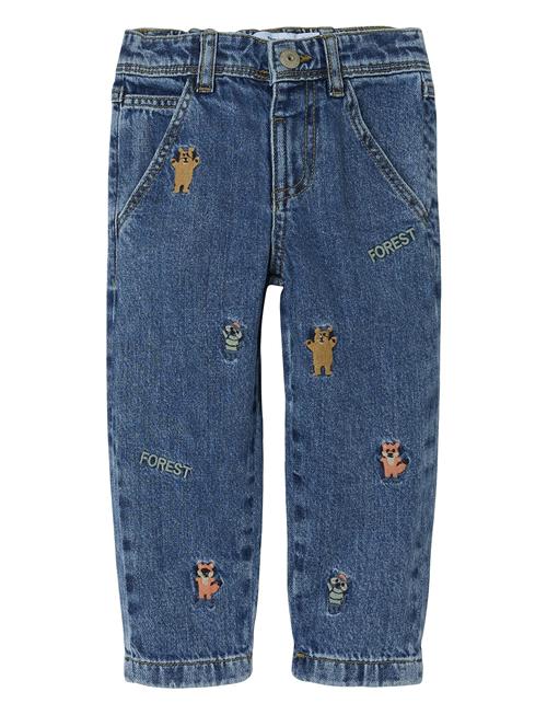 name it Nmmsilas Tapered Emb Jeans 6537-Be O Name It Blue