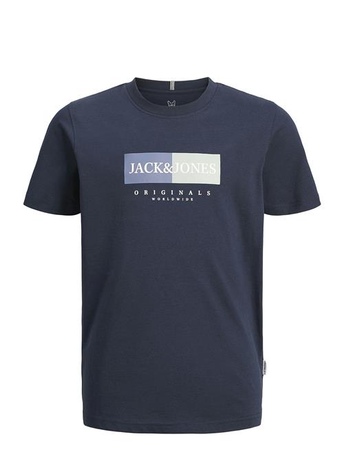 Jack & Jones Jorfrederiksberg Box Tee Ss C.n Sn Jnr Jack & J S Navy