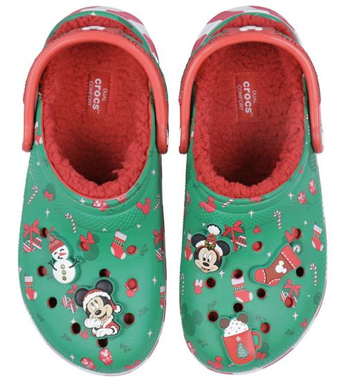 Crocs Sandaler m. For - Mickey Xmas Lined Classic Clog - Multi