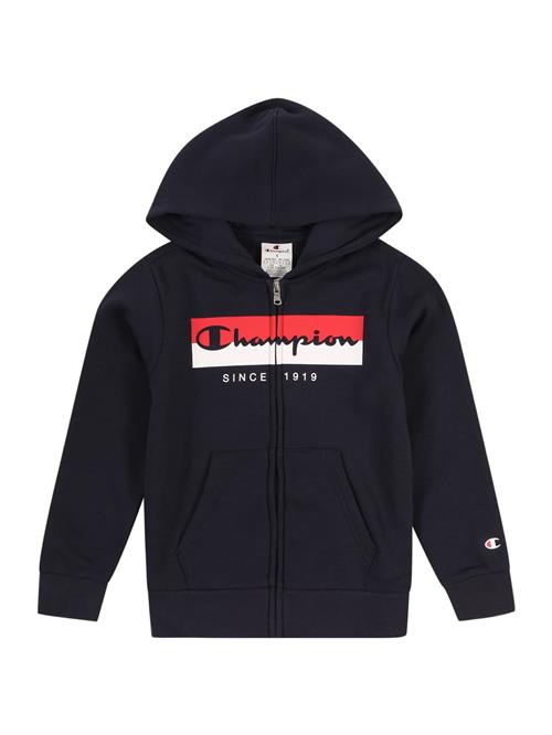 Champion Authentic Athletic Apparel Sweatjakke  mørkeblå / knaldrød / hvid