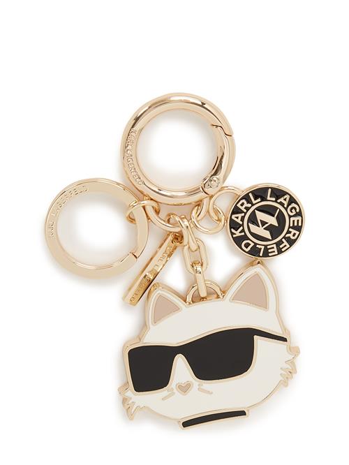 Karl Lagerfeld Nøglering 'IKON CHOUPETTE'  creme / mørkebeige / guld / sort