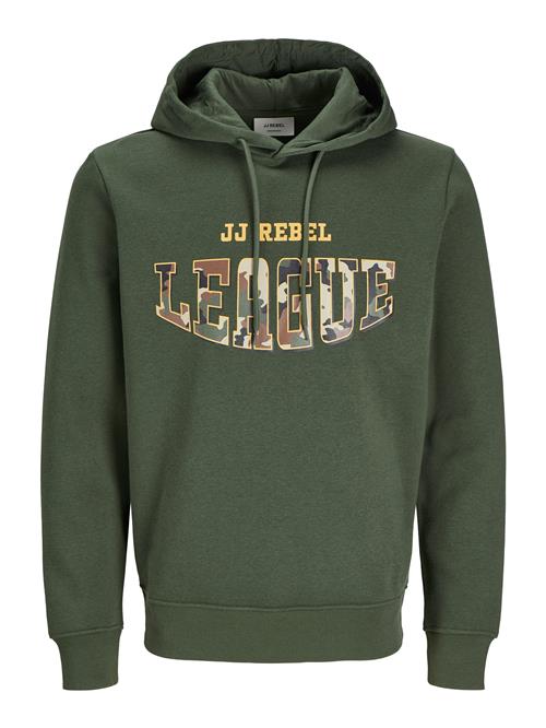 JJ Rebel Sweatshirt 'JREBHAMILTON'  beige / brun / honning / mørkegrøn